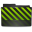Folder Green Caution Icon 32x32 png